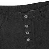 Retro Cherry Blossom Gothic Denim Shorts