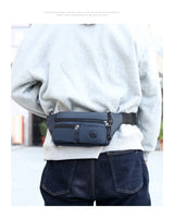 Fashion Unisex Waterproof Waist Bag Pack Male Belt Pouch Ladies Kangaroo Hip Phone Work Purse - Travel Gear for Men and Women