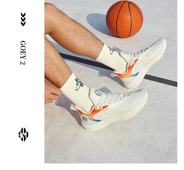 361 Degrees GOEY 2.0 Youth Men's Sports Basketball Wear-Resistant Non-slip Shock-absorbing Lightweight Sneakers Male 672511117