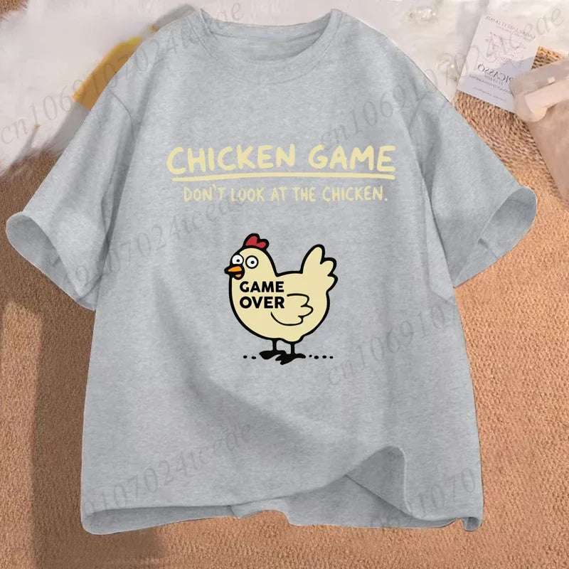 Chicken Game Graphic Tee – Funny Unisex T-Shirt