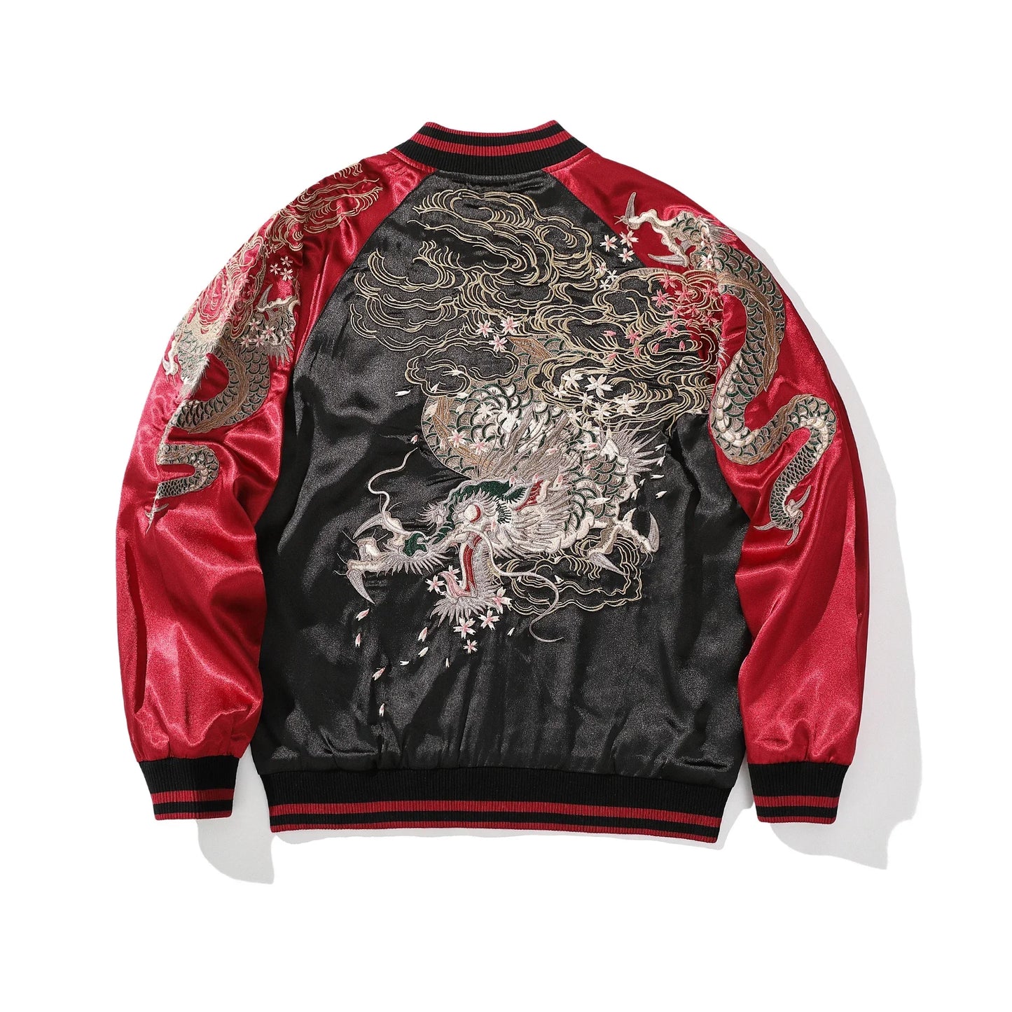 Dragon Embroidered Harajuku Jacket