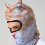 3D Cat Ski Balaclava – Animal Face Covering Hood
