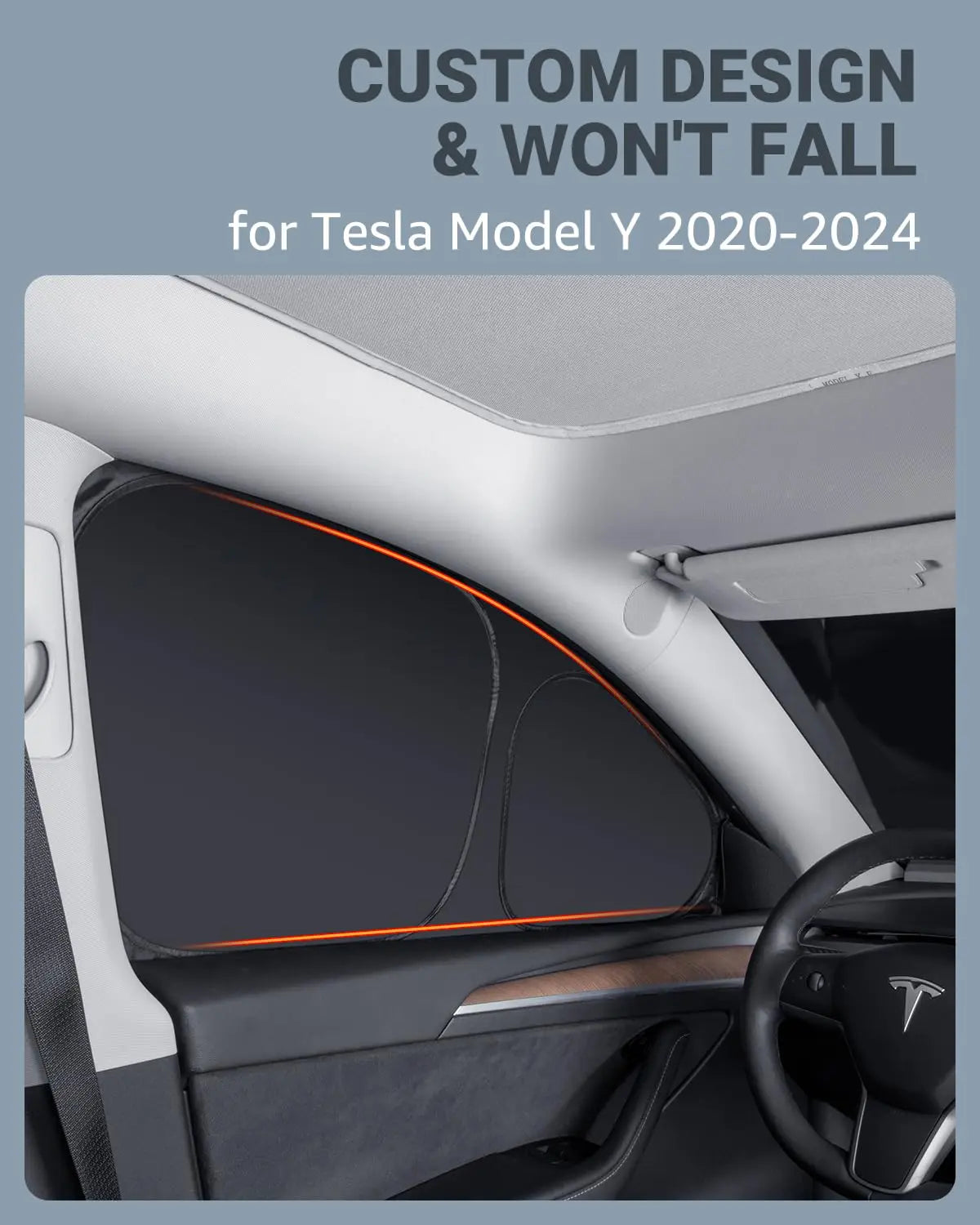 Tesla Model 3 Highland Window Sun Shade & Privacy Blind