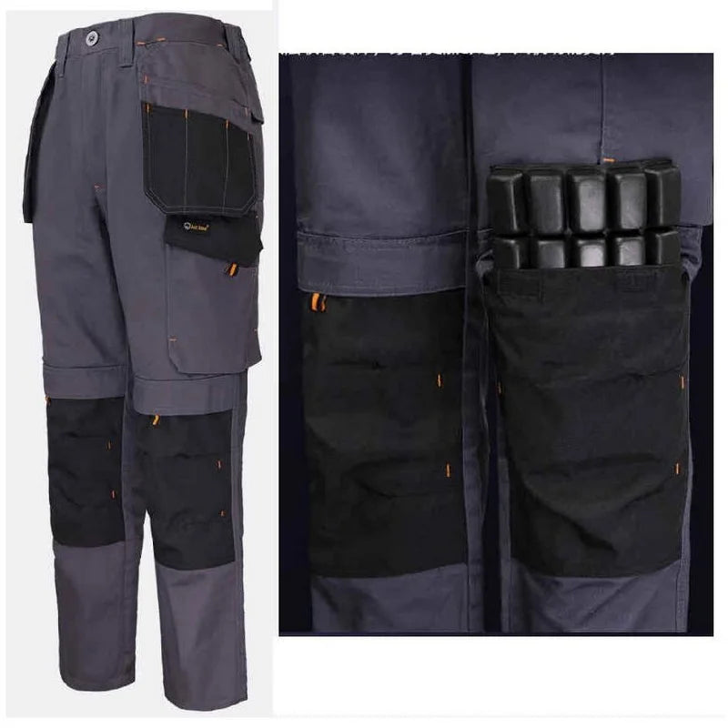 Men's Multi-Pocket Straight-Leg Cargo Pants