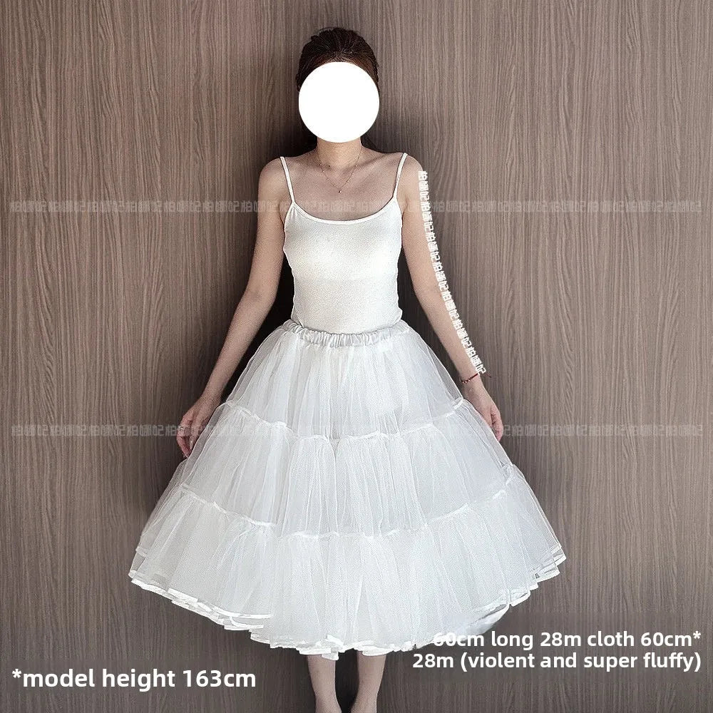 Fluffy Mesh Petticoat Underskirt – Lolita Crinoline