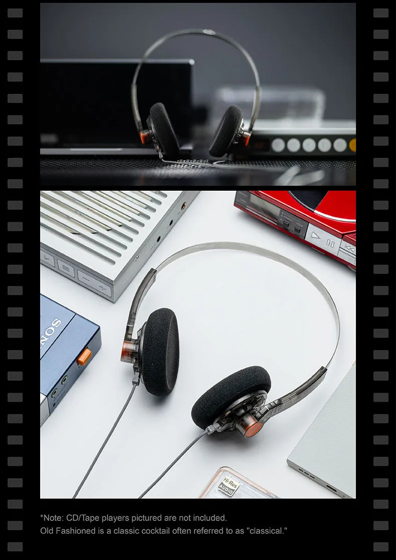 MOONDROP Old Fashioned On-Ear Headphones — 40mm Driver