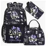 Hot Katseye Funny Print Backpacks WIth Lunch Bags Multi-pocket Camouflage Teens Travel Laptop Backpack Women School Bag Mochila