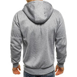 Men’s Slim-Fit Zippered Hoodie