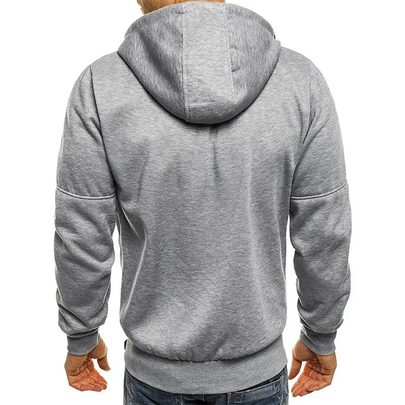 Men’s Slim-Fit Zippered Hoodie