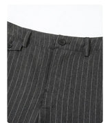 Women's Herringbone Wide-Leg Office Trousers