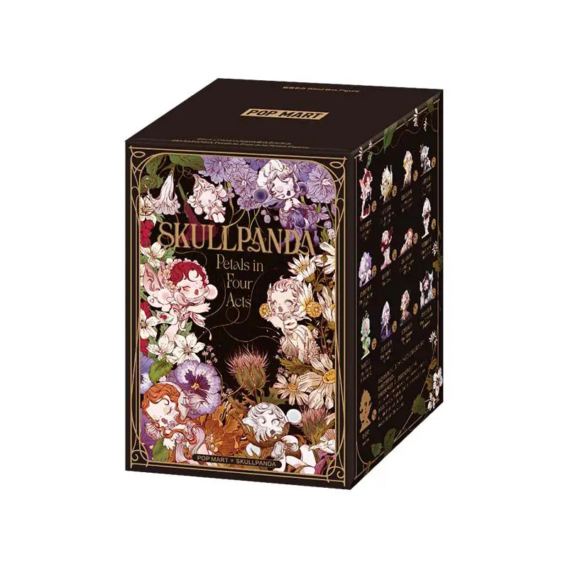 POPMART SKULLPANDA Petals In Four Acts Series Blind Box Guess Bag Desktop Decoration Blind Bag Toys Anime Figure Cute Model