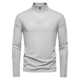 AIOPESON 2025 Men's Spring Lightweight Breathable UV Protection Sun Shirt for Outdoor Activities Male T Shirt