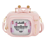 Novelty Tv Shape Ita Bag Retro Television Women Shoulder Bag Design Ita Backpack with Inserts Girls Crossbody Bag