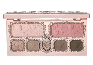 Flower Knows Strawberry Rococo Moonlight Mermaid Jewel Eyeshadow Palette 5 Colors Pearlescent Mashed Potatoes 2023