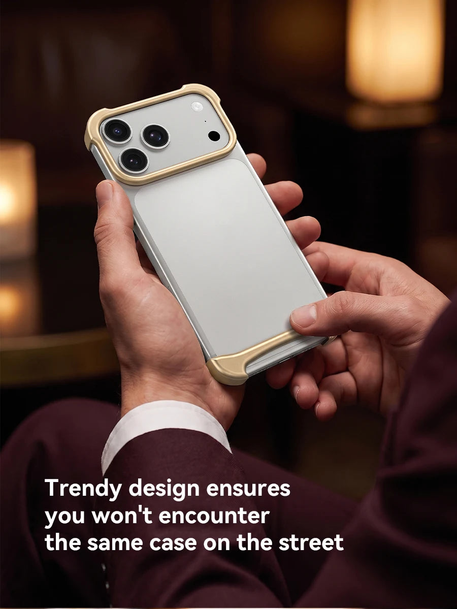 Aluminum Bumper iPhone Case with Arc Design
