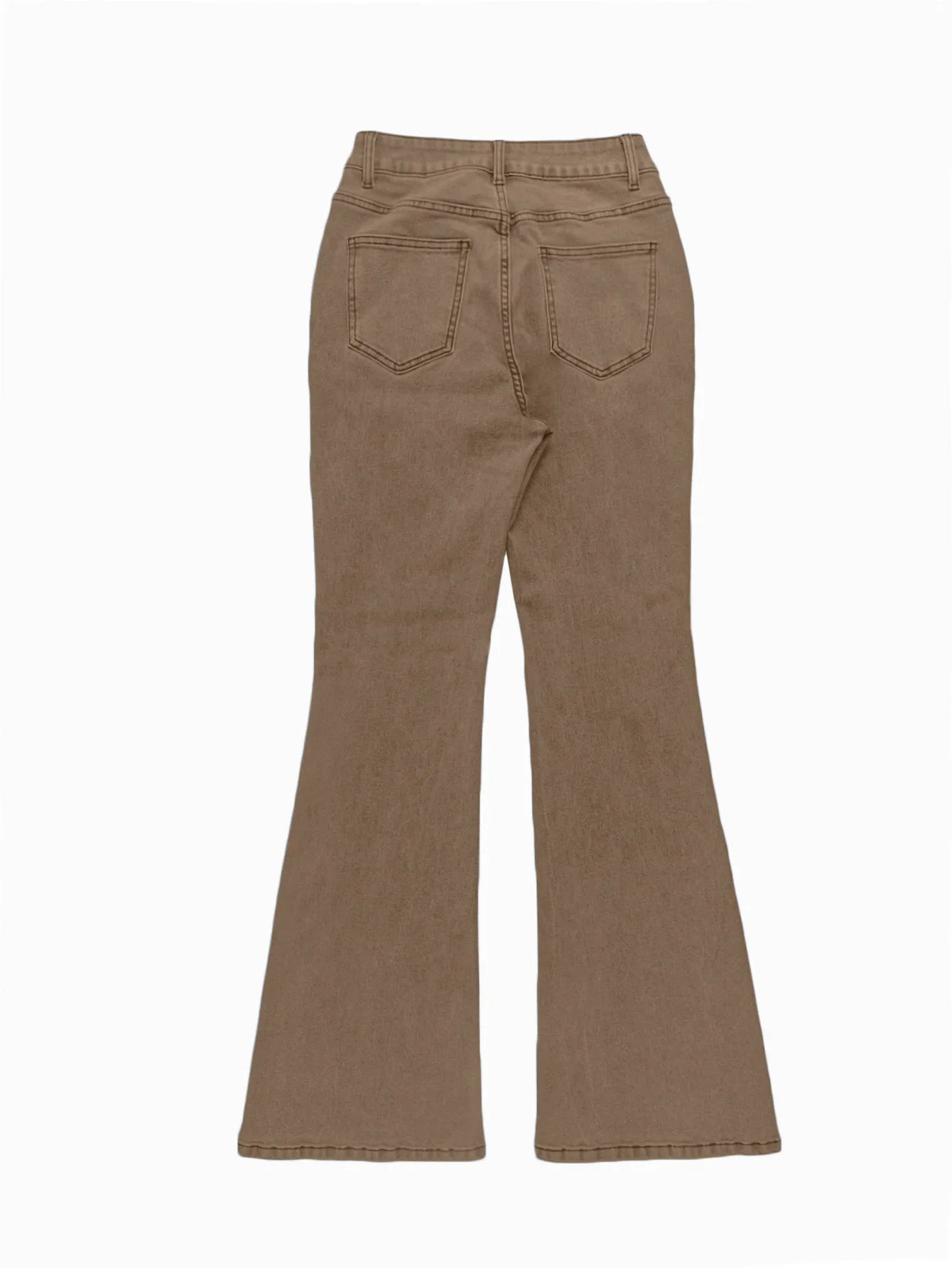 Women's Y2K Wide-Leg Bootcut Jeans – High Waist