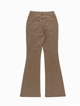 Women's Y2K Wide-Leg Bootcut Jeans – High Waist