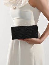 Simple And Elegant Glitter Evening Bag Clutch Purses for Women Ladies Sparkling Party Handbag Wedding Bag
