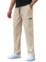 Men's Casual Loose Straight Sports Pants Gym Sport Trousers for Men Jogger Sweatpants Running Workout Jogging Long Pants