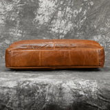 Men Briefcase Genuine Leather Laptop Bag 14 15.6" PC Doctor Lawyer Computer Bag Cowhide Male Briefcase Leather Men Business Bag