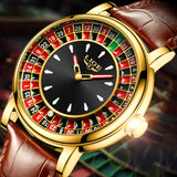LIGE Men's Rotating Dial Quartz Watch — Luminous, Waterproof, Creative Design