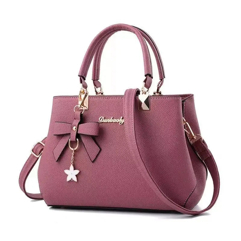 Women’s Bow Shell Bag: Trendy Autumn/Winter Shoulder & Messenger Bag