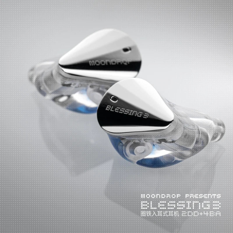MOONDROP Blessing 3 Hybrid In-Ear Monitor (2DD+4BA)
