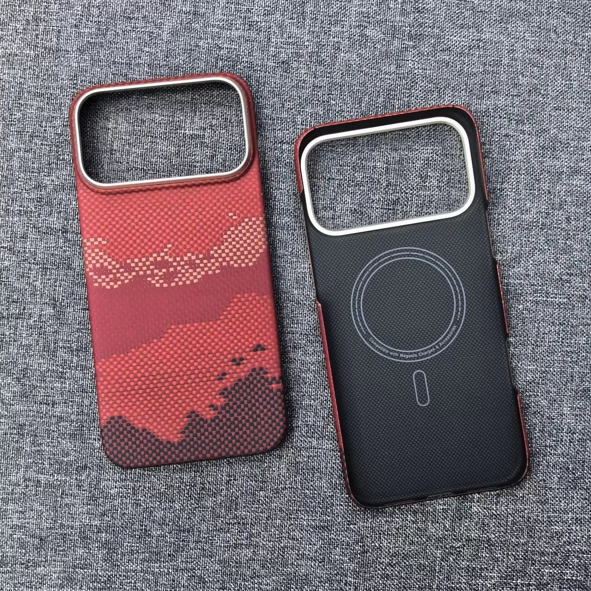 Magnetic Carbon Fiber Case for iPhone 17 & 18 Pro Max