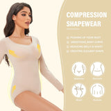 Seamless Tummy Control Long Sleeve Body Shaper