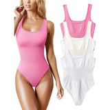 Ribbed Sculpting Seamless Jumpsuit | Firm Compression Shapewear