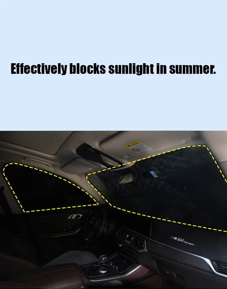 All-Season Windshield Protector Cover with Side Windows