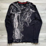 Y2K Grunge Oversized Skull Graphic Tee