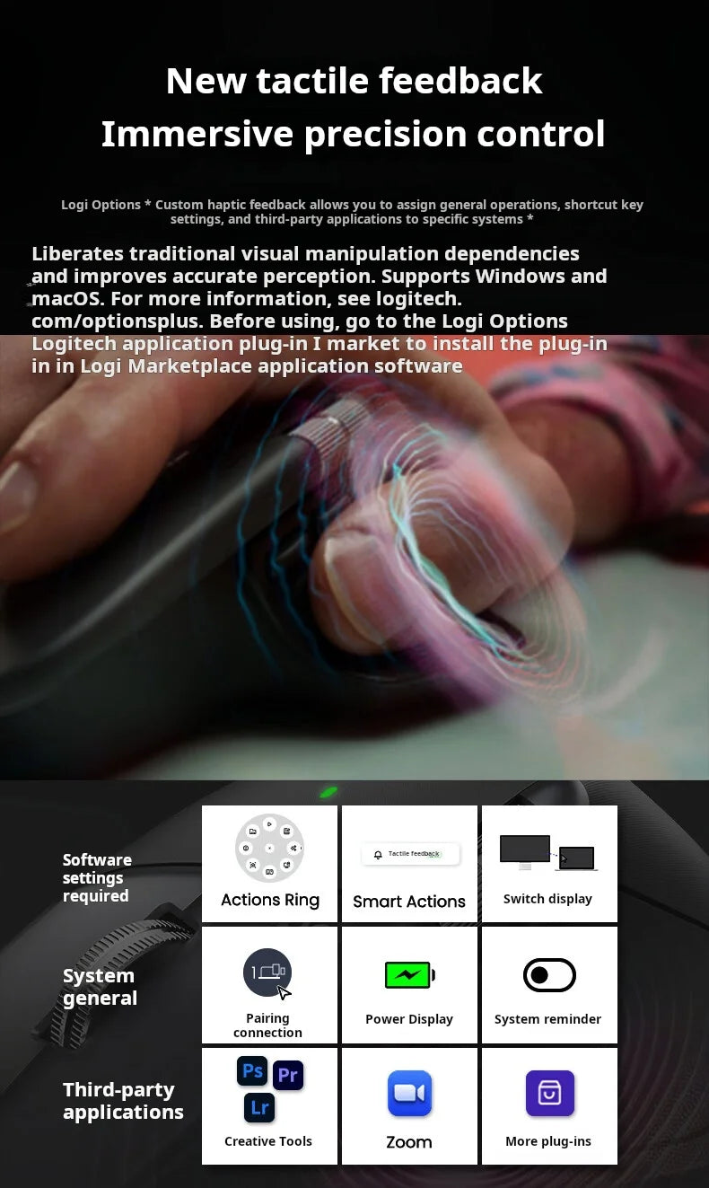 Logitech MX Master 4 Wireless Bluetooth Mouse – Silent & Precise