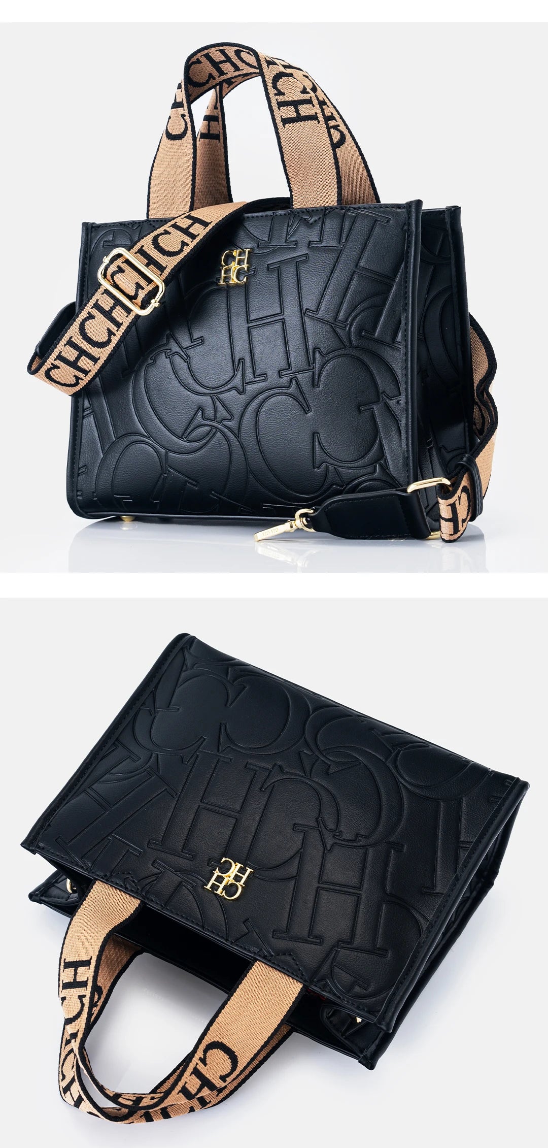 CH Fashion Monogram Print High Quality Metal Logo Casual Light Luxury Brand Designer 2026 New Women's Handbag