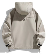Men's Hooded Windbreaker Zip Jacket – Cargo Style