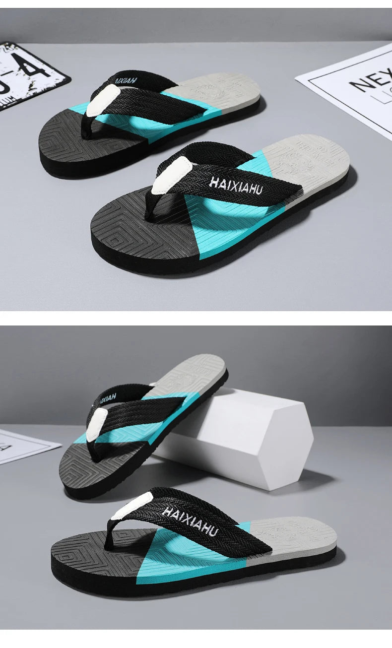 Men's EVA Flip Flops — Lightweight Non-Slip Beach & Indoor Slides