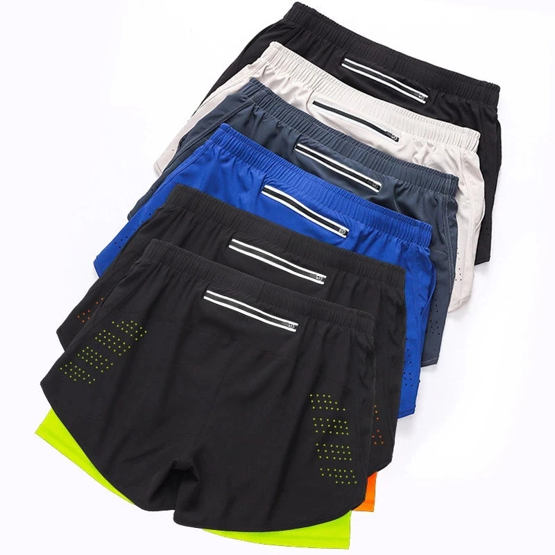 Performance Double-Layer Training Shorts | Moisture-Wicking Athletic Gear