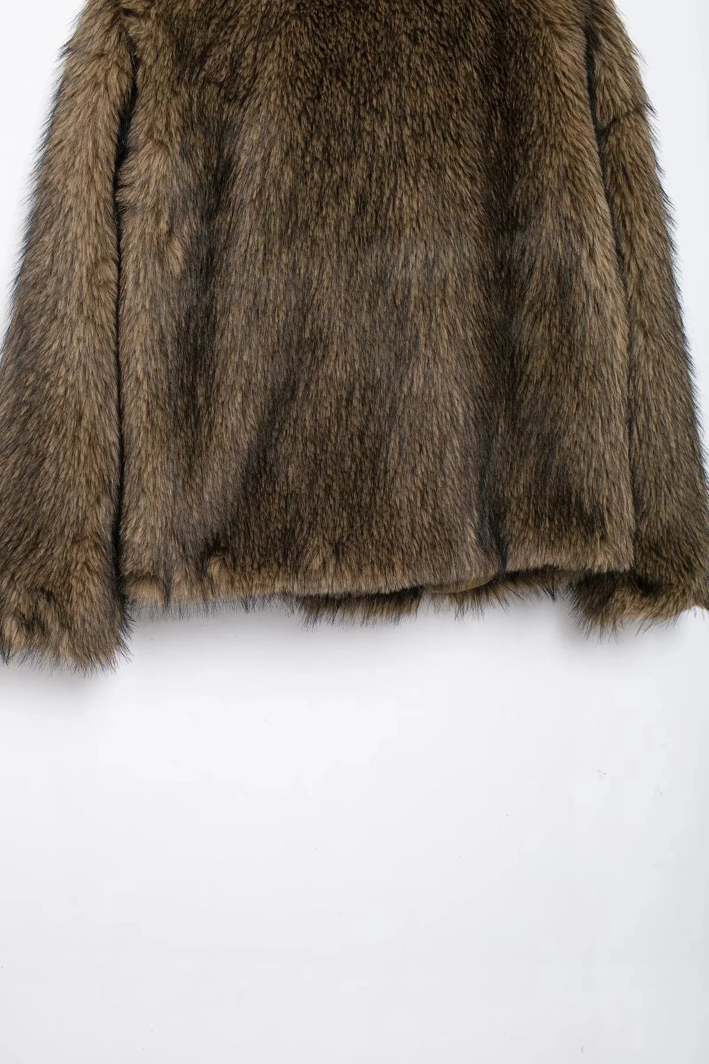 Elegant Faux Fur Oversized Coat