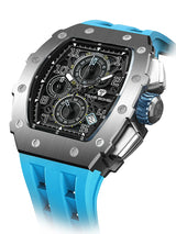 TSAR BOMBA New TB8204 Watch for Men Japan Quartz Chronograph 50M Waterproof Wristwatch Fashion Sport Clock Male Luxury Mens Gift