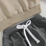 Toddler Boy "Little Dude" 2-Piece Fall/Winter Outfit | Long Sleeve Sweatshirt & Pants Set