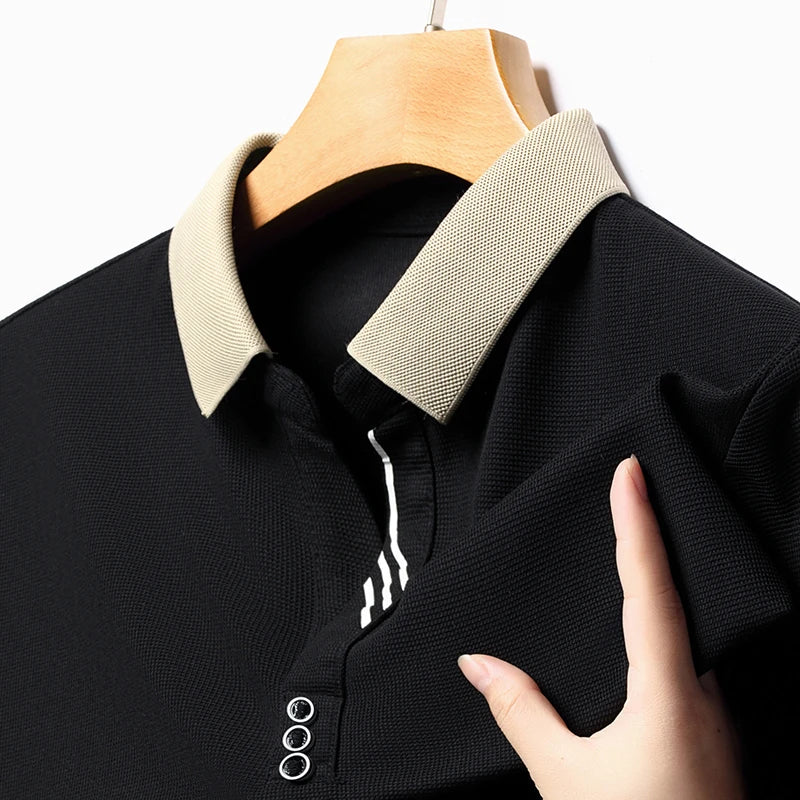 Men's Classic Solid Polo Shirt | Everyday Elegance