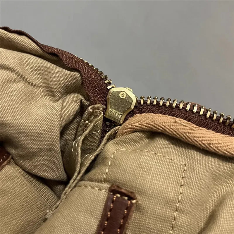 Vintage luxury genuine leather large capacity men's backpacks outdoor daily travel handmade soft real cowhide laptop schoolbags