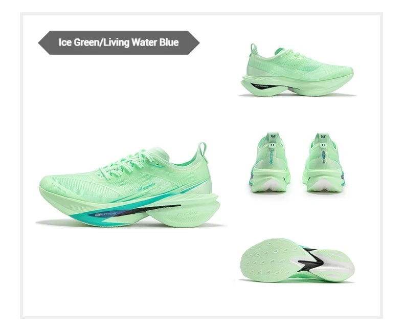 361 Degrees Furious 2.0 Men Women Running Sports Shoes Carbon Plate Racing Marathon Rebound Cushioning Male Sneakers 672432201