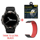 2025 KOSPET TANK T3 Ultra GPS Smart Watch For Men Smartwatch Women 470mAh Battery Digital Fitness AMOLED AOD Bluetooth Watches
