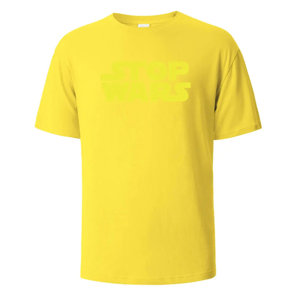 Stop Wars Graphic Cotton T-Shirt