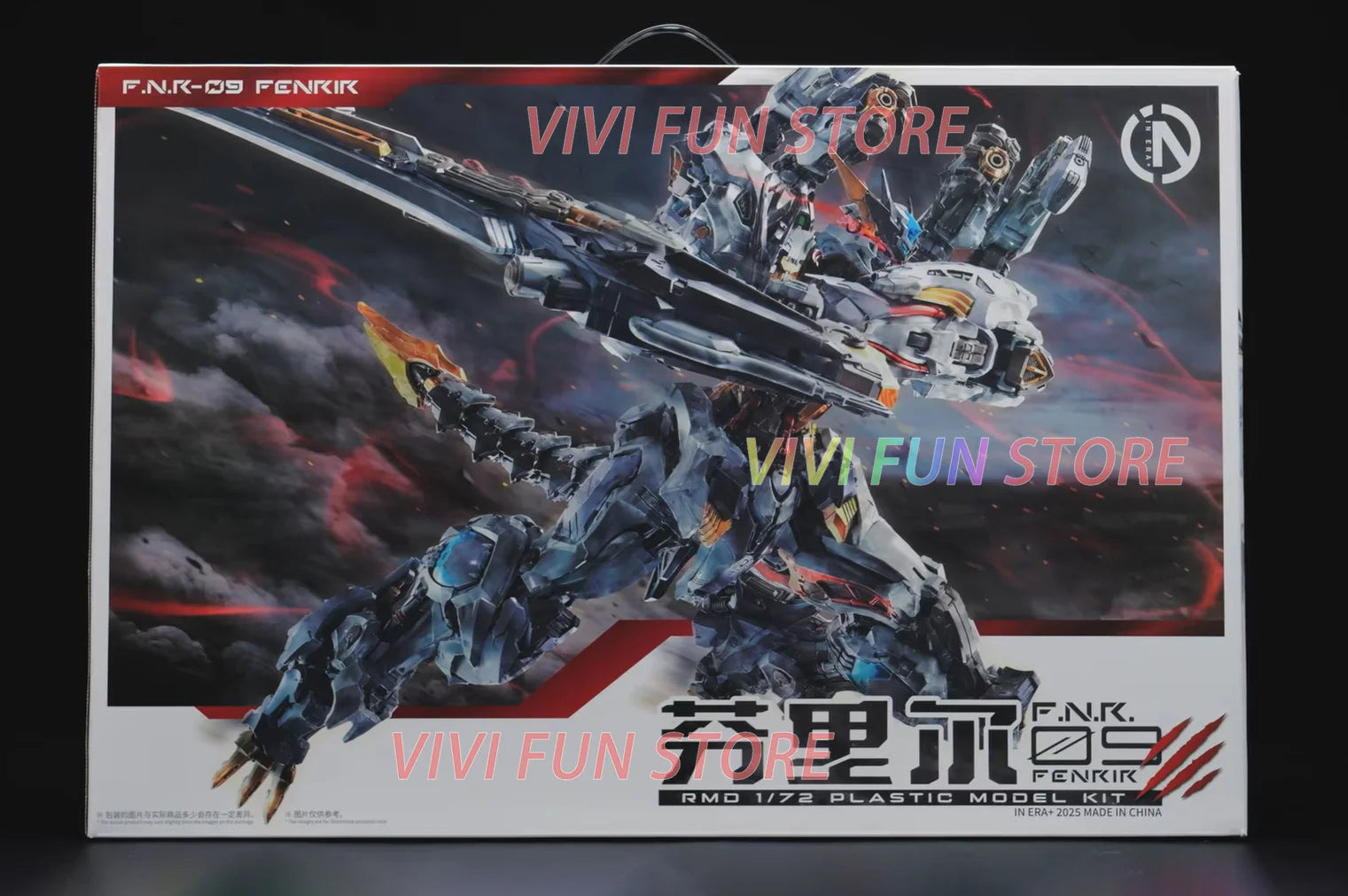 New In Stock IN ERA+ FNR-09 FENRIR Assembling Model Mecha Toys  Infinite Dimension RMD 1/72 PLASTIC MODEL KIT Wolf king