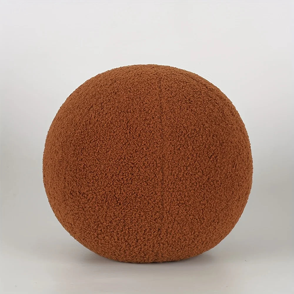 Nordic Spherical Throw Pillow – Soft Cotton Cushion
