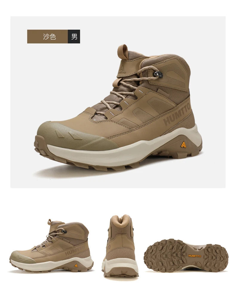 HUMTTO hiking shoes Men Winter Men outdoor Waterproof Sneakers Casual walking shoes women Trainers ankle trekking hunting boots