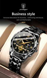 POEDAGAR 996 Men's Luxury Chronograph Watch