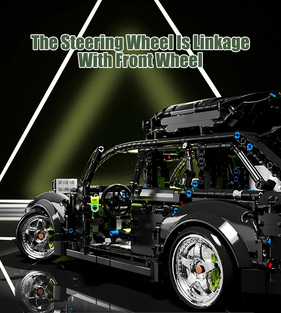 High-tech Expert 2896pcs Audied RS6 Touring Car Model Building Blocks MOC City Sport Car Travel SUV Vehicle Bricks Toys For Kids